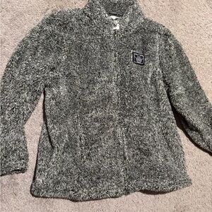 Disney Black and White Fuzzy Jacket